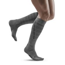 Reflective Tall Compression Socks Men's