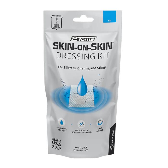 Skin-on-Skin Dressing Kit, Hydrogel Pads and Tape