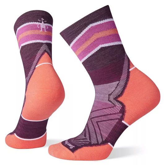 Women's Run Targeted Cushion Mid Crew Socks