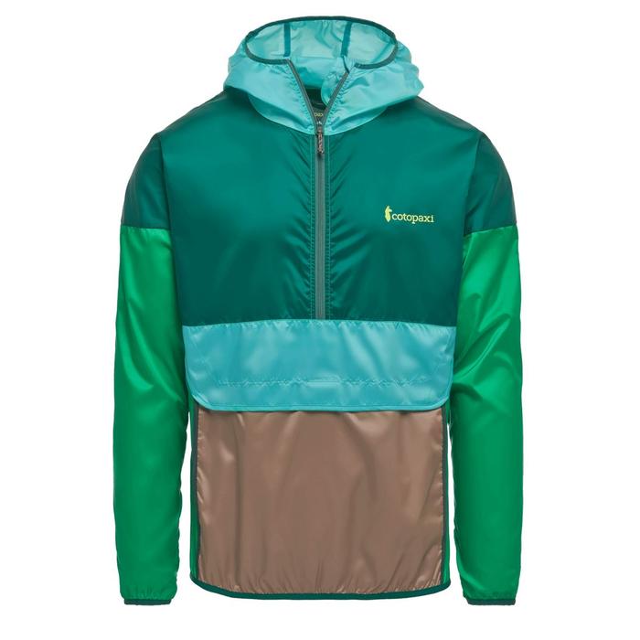 Cotopaxi Teca Half-Zip Windbreaker Unisex Green Bean