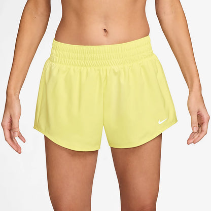 One Dri-FIT Mid-Rise 3" Brief-Lined Shorts Women's