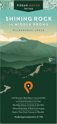 Shining Rock & Middle Prong Wilderness Map