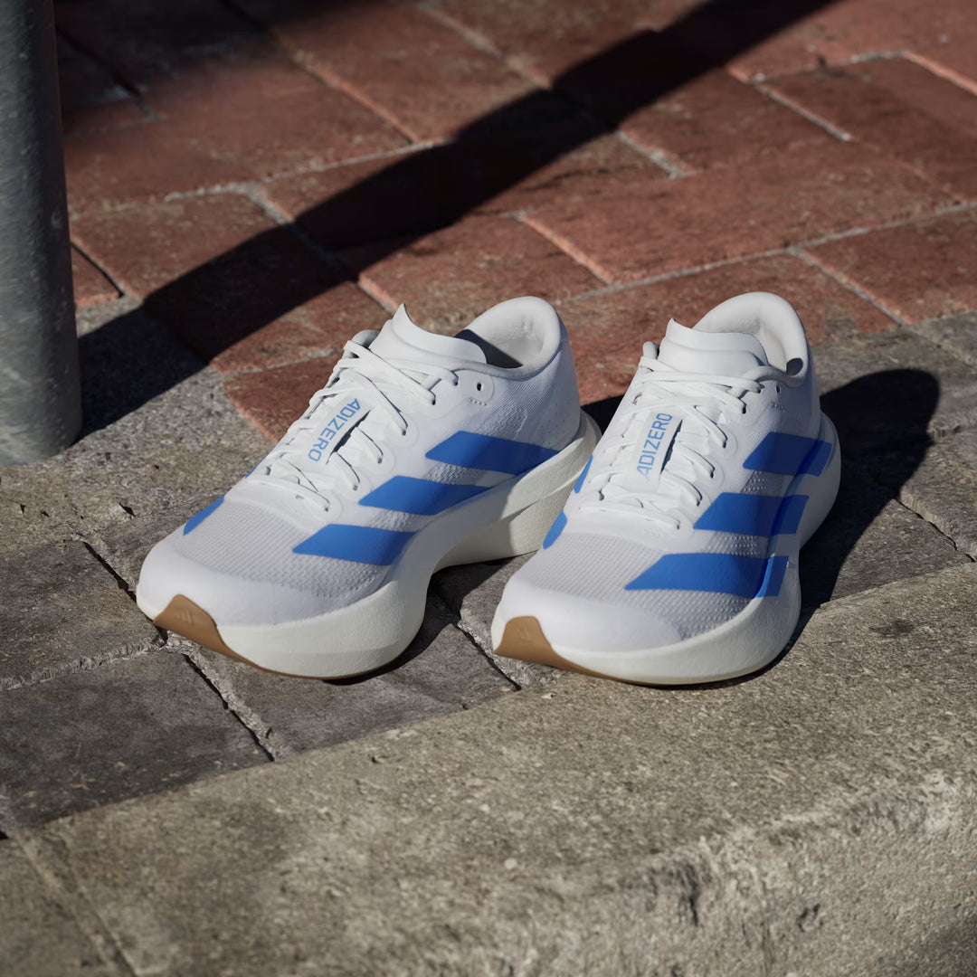 adidas Adizero Evo SL Women's Shoes White/Blue Fusion/Off White / 7.5
