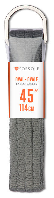 Sofsole 45" Oval Laces Grey