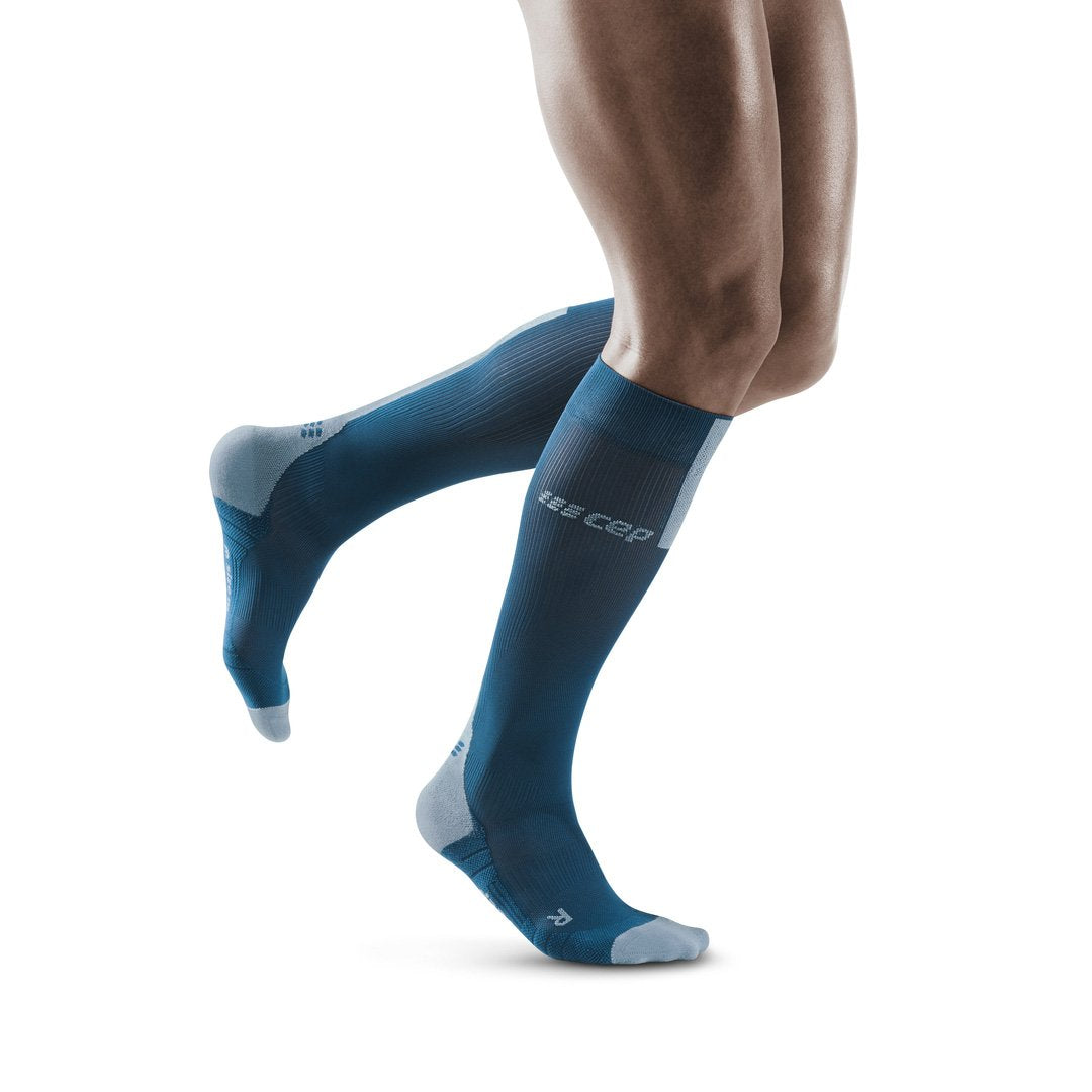 CEP compression tall socks blue