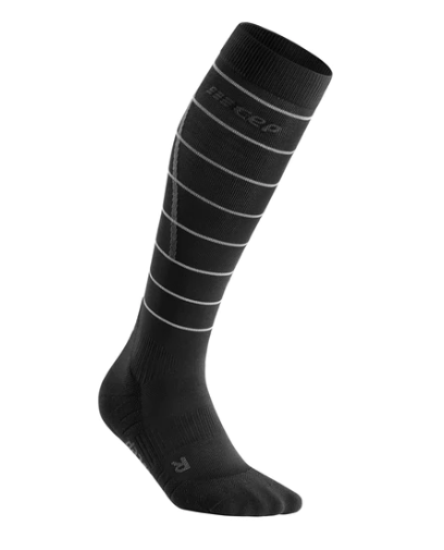 Reflective Tall Compression Socks Men's