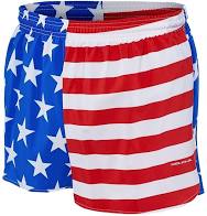 Boa 3.75" Notch American Flag Short Men's