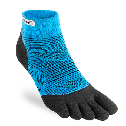 injinji performance run lightweight ultra-thin mini-crew unisex socks malibu
