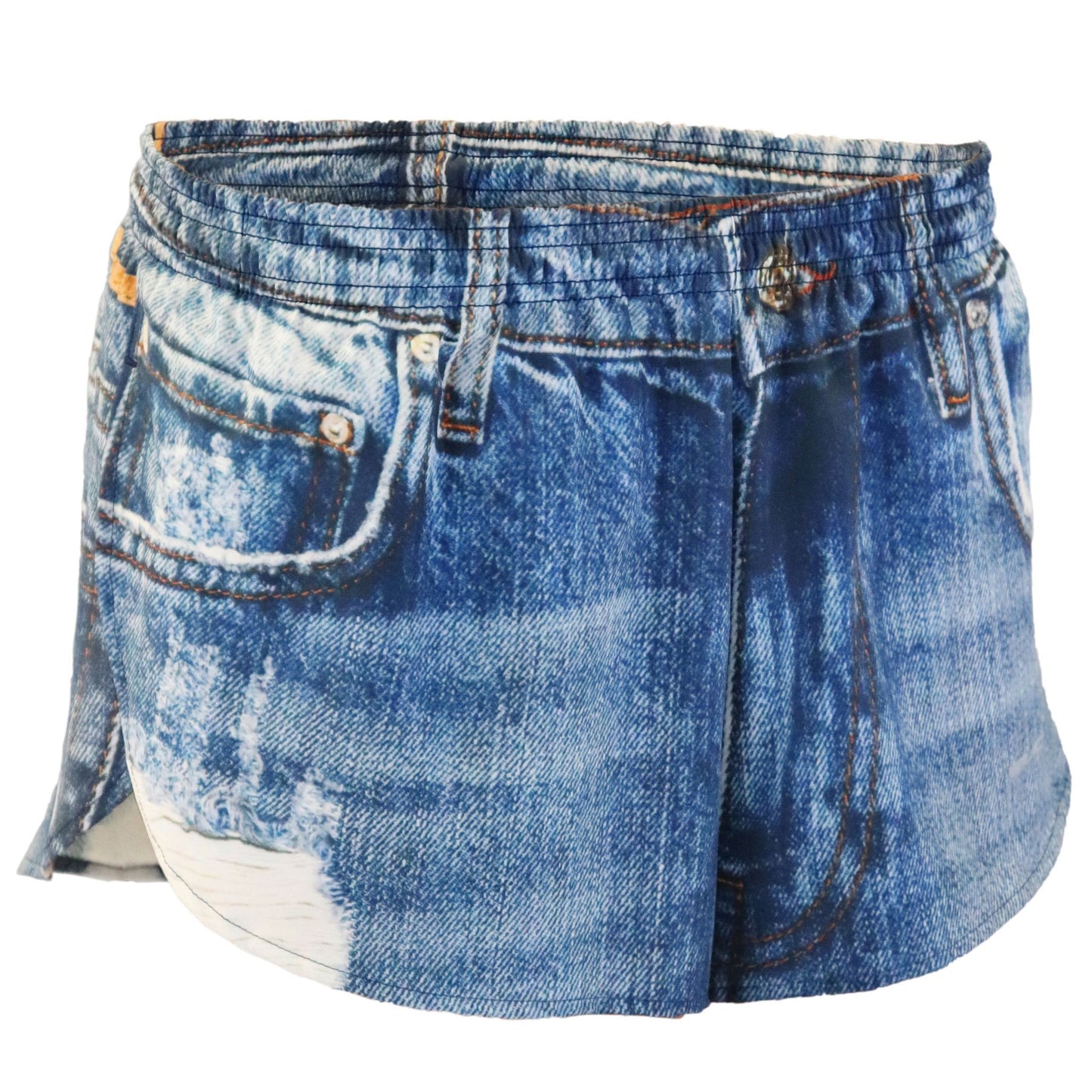 Boa 1" Elite Split Shorts Men's Jorts Blue