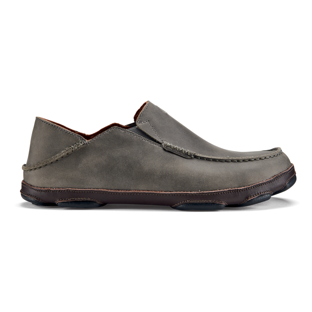 olukai moloa mens ash-dark wood