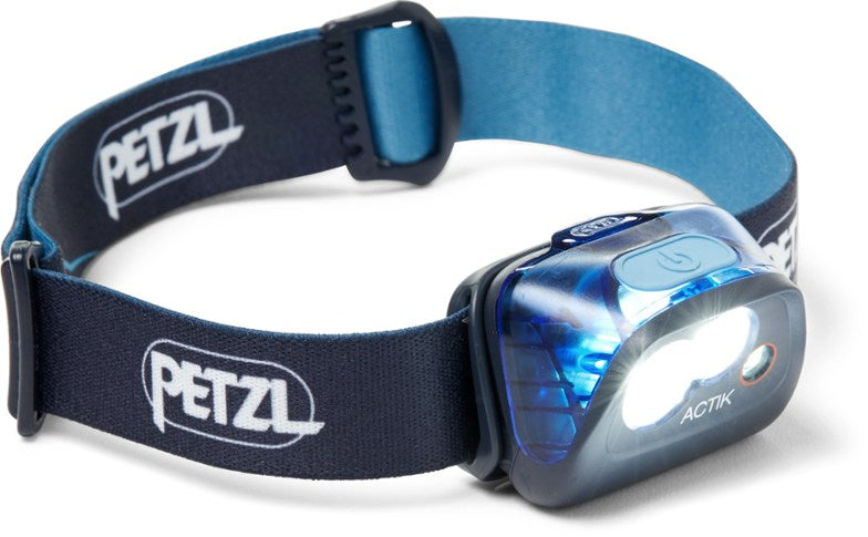petzl actik headlamp blue