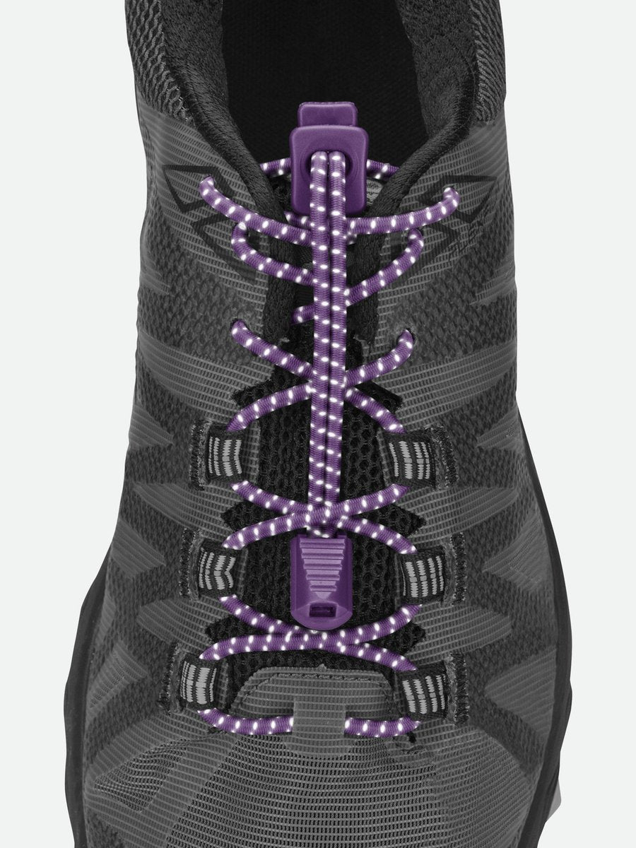 Run laces purple