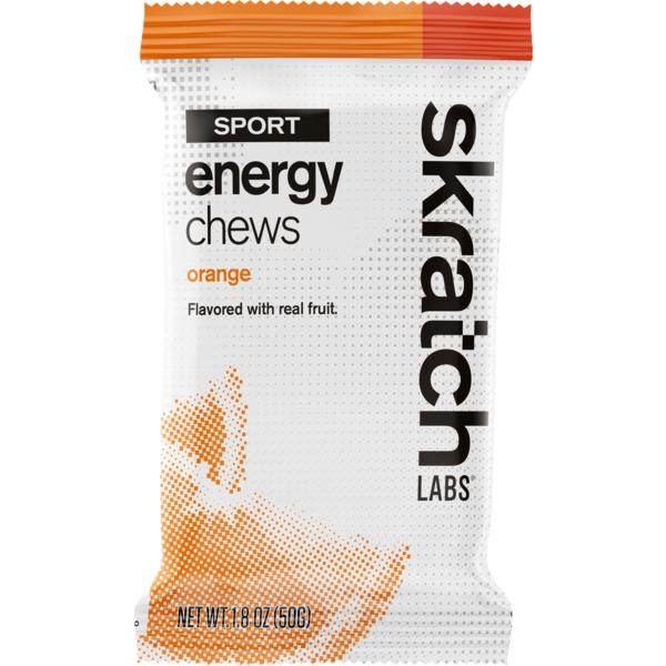 Skratch Sport Energy Chews in Orange