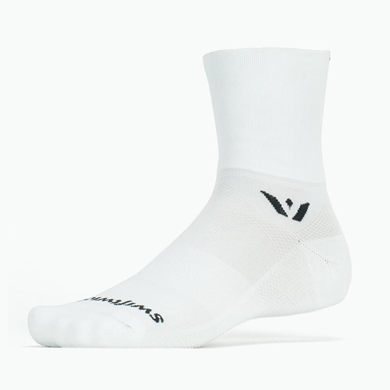 Swiftwick Aspire Four Socks White